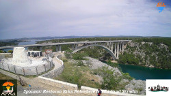 Skradin, řeka Krka, most A1