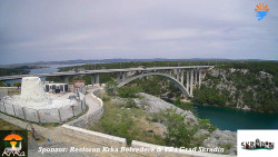 Skradin, řeka Krka, most A1