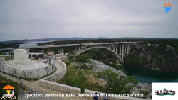 Skradin, řeka Krka, most A1
