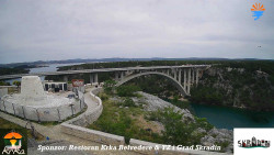 Skradin, řeka Krka, most A1