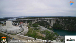 Skradin, řeka Krka, most A1