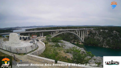 Skradin, řeka Krka, most A1