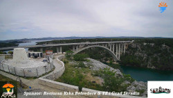 Skradin, řeka Krka, most A1