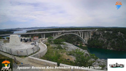 Skradin, řeka Krka, most A1
