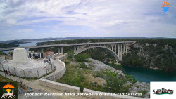 Skradin, řeka Krka, most A1
