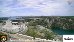 Skradin, řeka Krka, most A1
