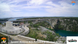 Skradin, řeka Krka, most A1