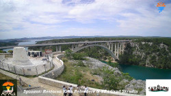 Skradin, řeka Krka, most A1