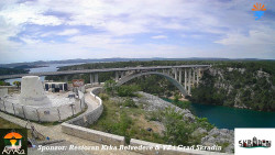 Skradin, řeka Krka, most A1