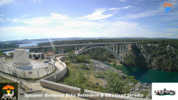 Skradin, řeka Krka, most A1