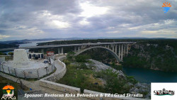 Skradin, řeka Krka, most A1