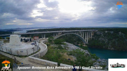 Skradin, řeka Krka, most A1