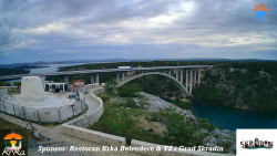 Skradin, řeka Krka, most A1