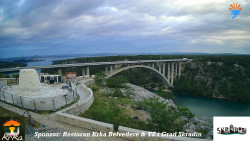 Skradin, řeka Krka, most A1