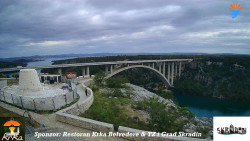 Skradin, řeka Krka, most A1