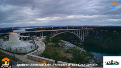 Skradin, řeka Krka, most A1