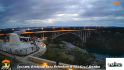 Skradin, řeka Krka, most A1