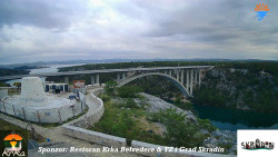 Skradin, řeka Krka, most A1