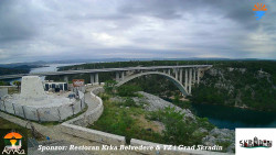 Skradin, řeka Krka, most A1