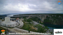Skradin, řeka Krka, most A1