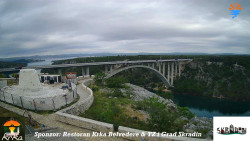 Skradin, řeka Krka, most A1
