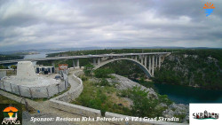 Skradin, řeka Krka, most A1
