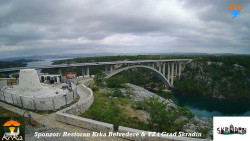 Skradin, řeka Krka, most A1