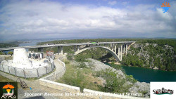 Skradin, řeka Krka, most A1