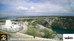 Skradin, řeka Krka, most A1