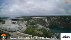 Skradin, řeka Krka, most A1