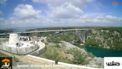 Skradin, řeka Krka, most A1