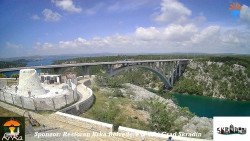 Skradin, řeka Krka, most A1