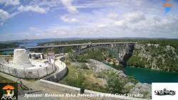 Skradin, řeka Krka, most A1