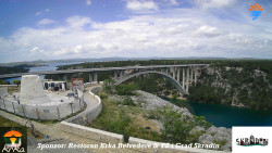 Skradin, řeka Krka, most A1