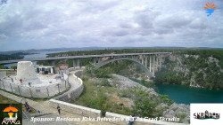 Skradin, řeka Krka, most A1