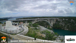 Skradin, řeka Krka, most A1