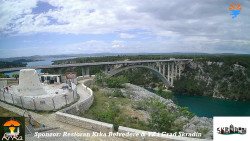 Skradin, řeka Krka, most A1
