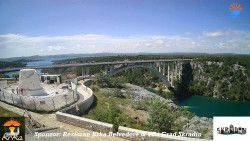 Skradin, řeka Krka, most A1