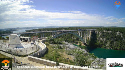 Skradin, řeka Krka, most A1