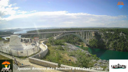 Skradin, řeka Krka, most A1
