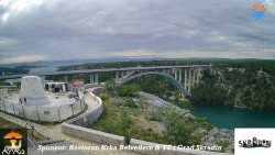 Skradin, řeka Krka, most A1