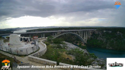 Skradin, řeka Krka, most A1