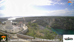Skradin, řeka Krka, most A1