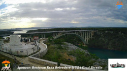 Skradin, řeka Krka, most A1
