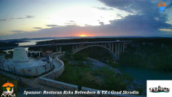 Skradin, řeka Krka, most A1