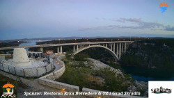 Skradin, řeka Krka, most A1