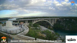 Skradin, řeka Krka, most A1