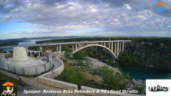 Skradin, řeka Krka, most A1