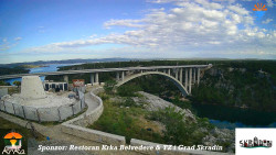Skradin, řeka Krka, most A1