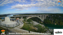 Skradin, řeka Krka, most A1
